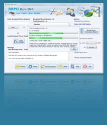 Bulk SMS Software for GSM Mobile Phones - Screenshot