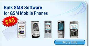 Bulk SMS Software for GSM Mobile Phones