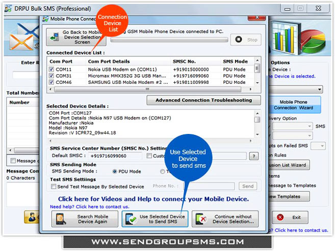 Professional Bulk SMS Software
